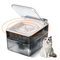 Hydra wireless stainless steel cat fountain — hero shot
